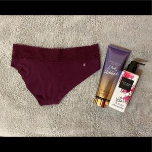 Victoria’s Secret Lace Maroon Hiphugger